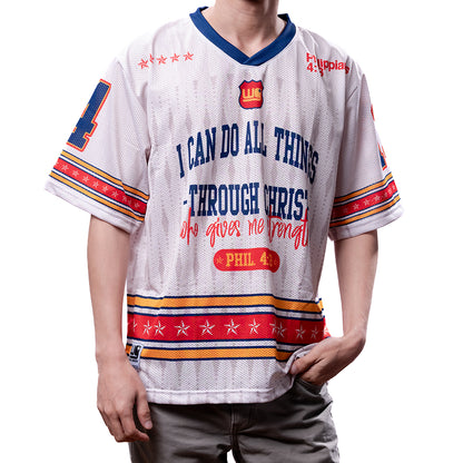 I Can Do All Things | American Football Jersey Kids & Adults