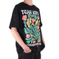 Team Jesus 2024 Floral Art | Drop Shoulder Black