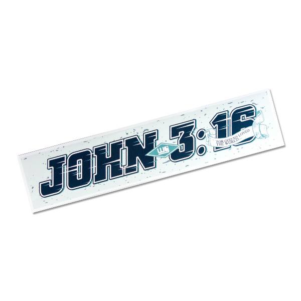 Sticker Long John 3:16
