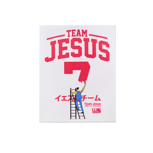 Sticker Short Team Jesus Paint