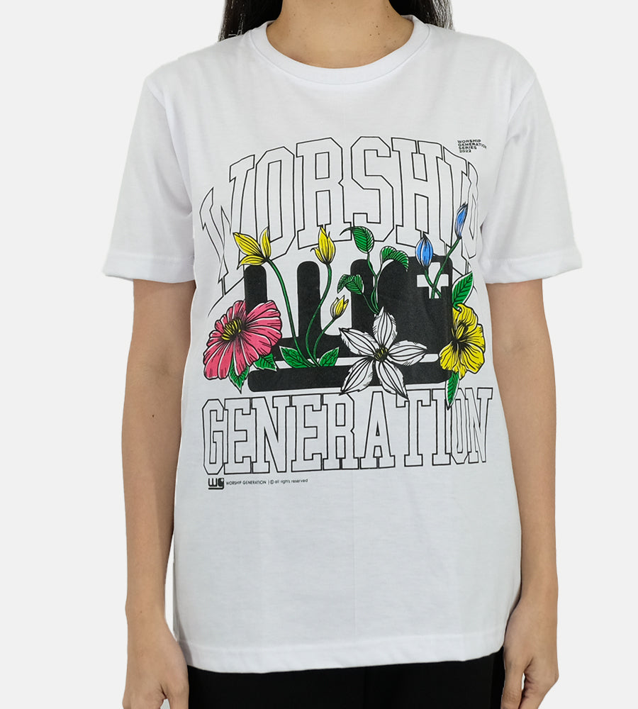 Worship Generation Floral T-Shirt